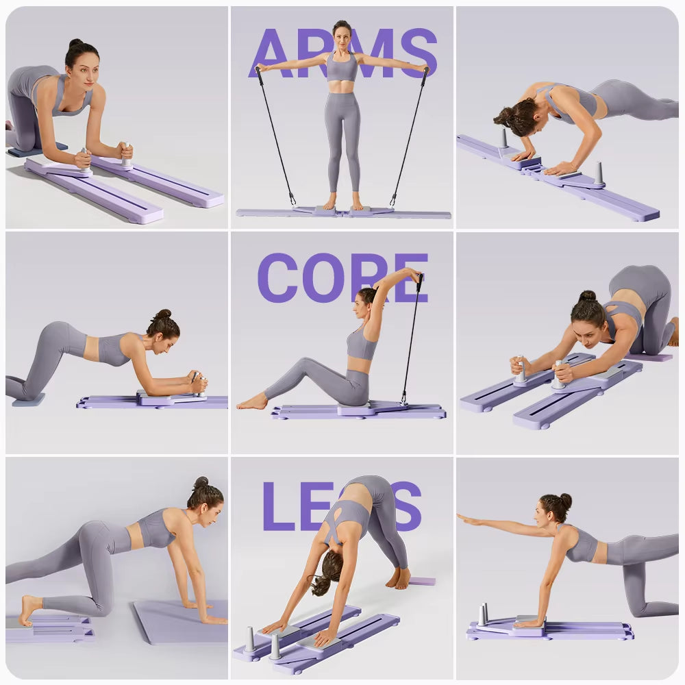 Atomiv® Split Pilates Reformer Board Full Body Workout Features