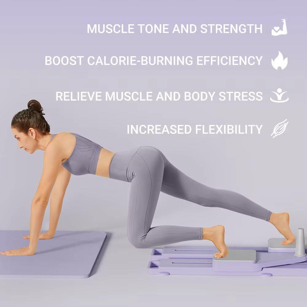 Atomiv® Split Pilates Reformer Board Multiple Workout benefits