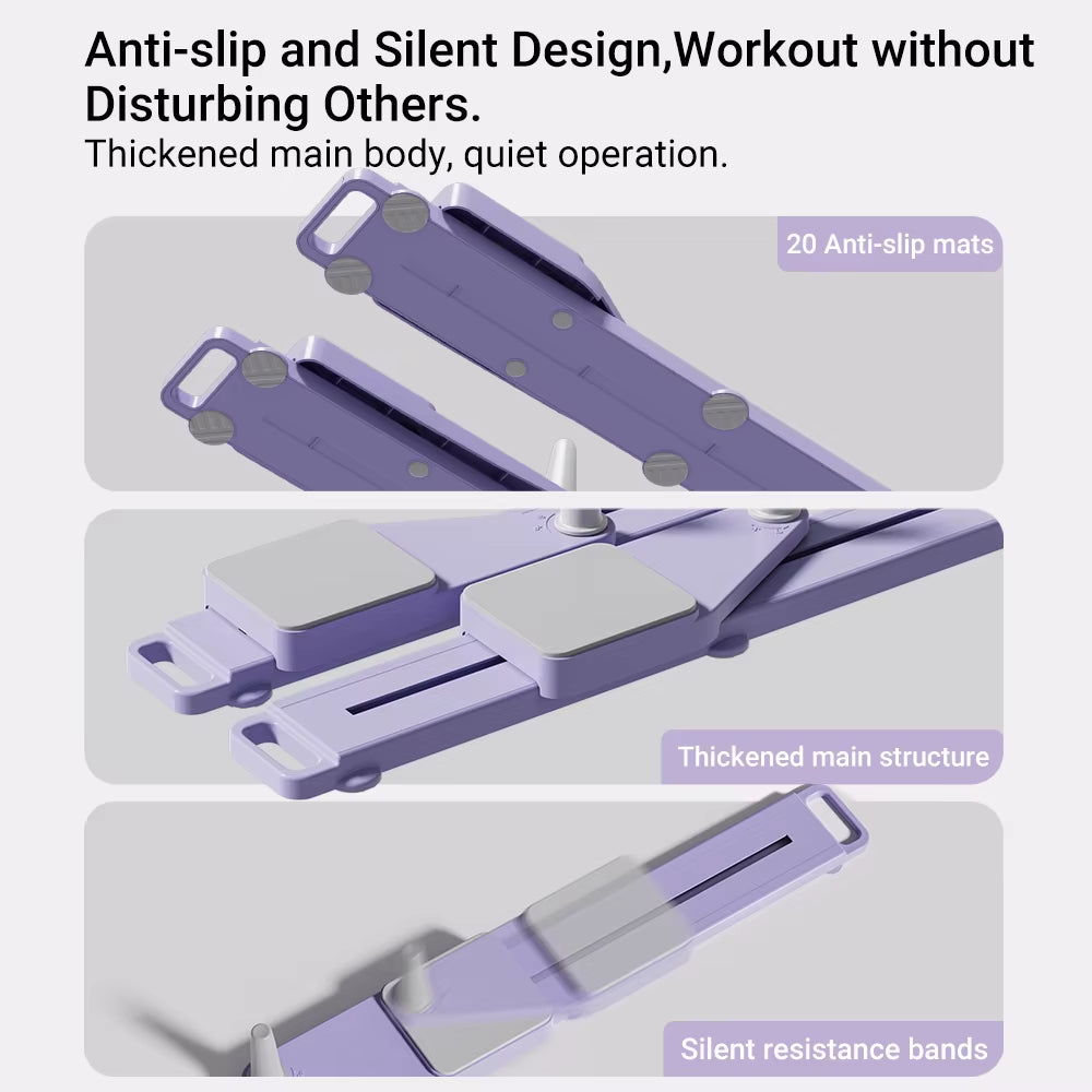 Atomiv® Split Pilates Reformer Board Anti-slip and Silent design, workout without disturbing others
